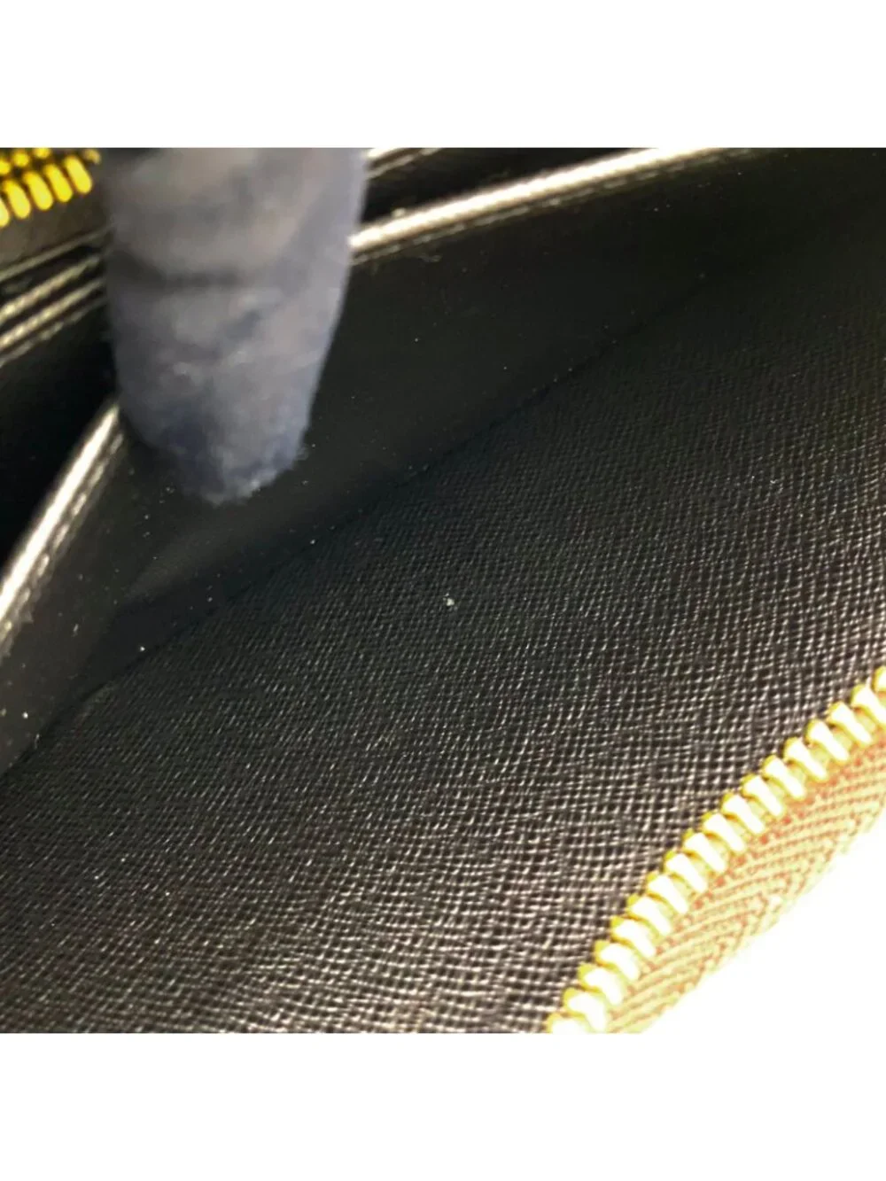 Louis Vuitton Zippy Wallet Monogram Giant Leather Brown Round Gold